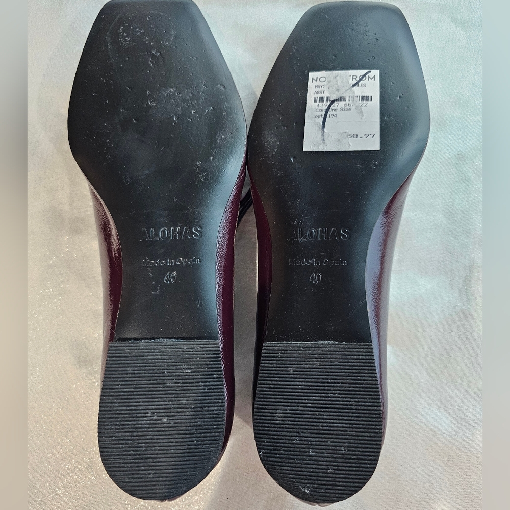ALOHAS Sway Square Toe Ballet Flats Sz  EU40/US9-9.5 - Picture 16 of 16